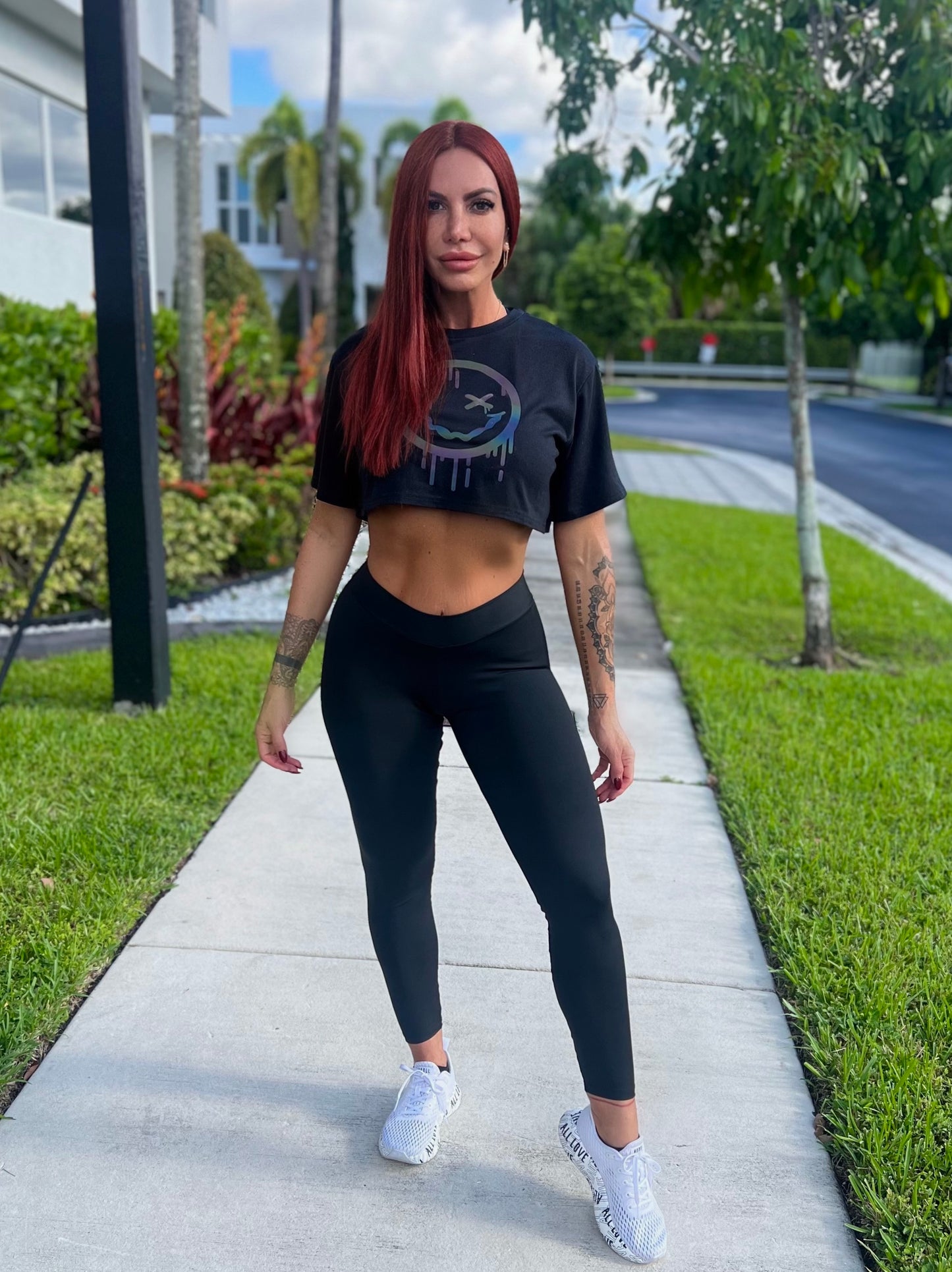 Legging Brazil V Fire Back Black