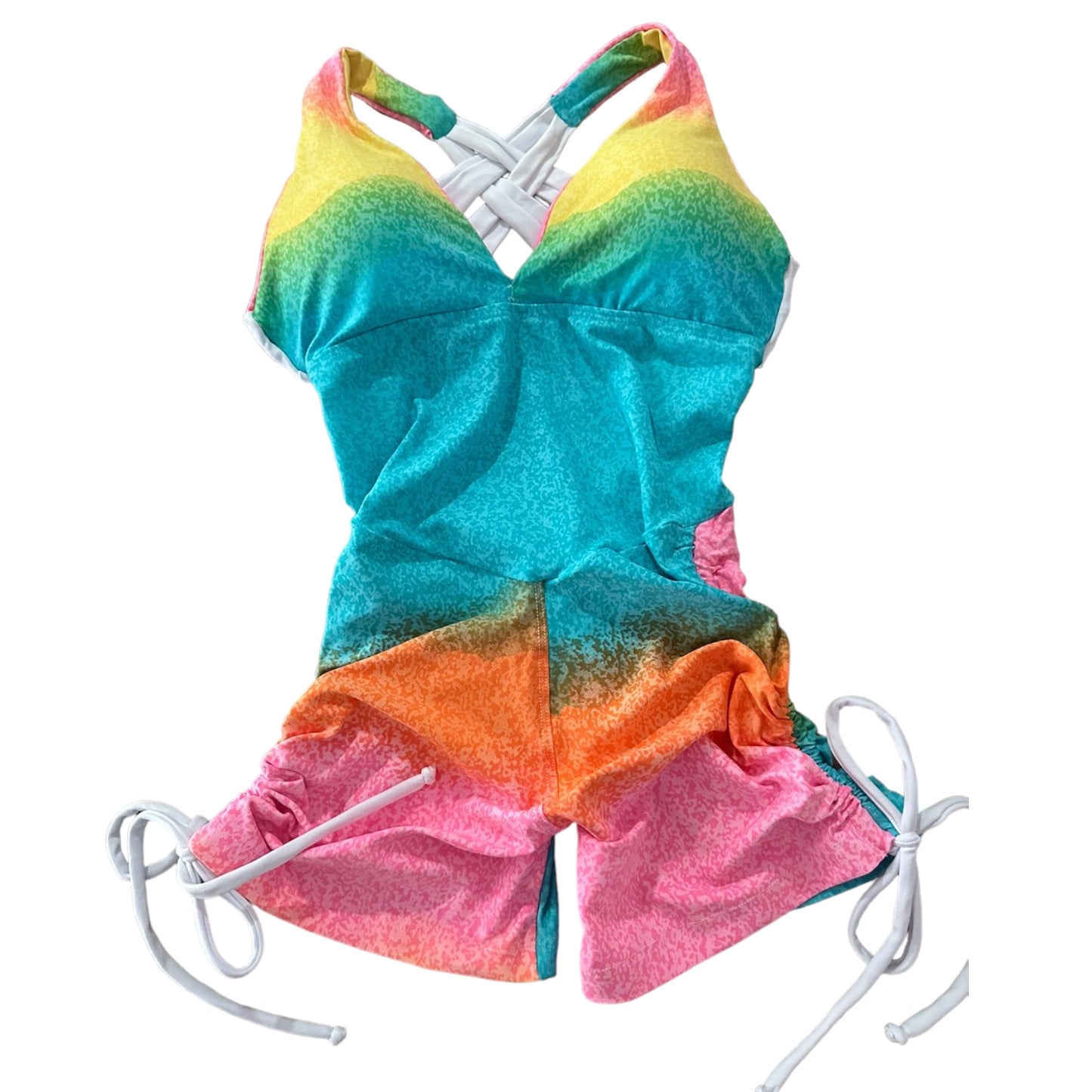Short Jumpsuit | Romper Pastel Rainbow NEW