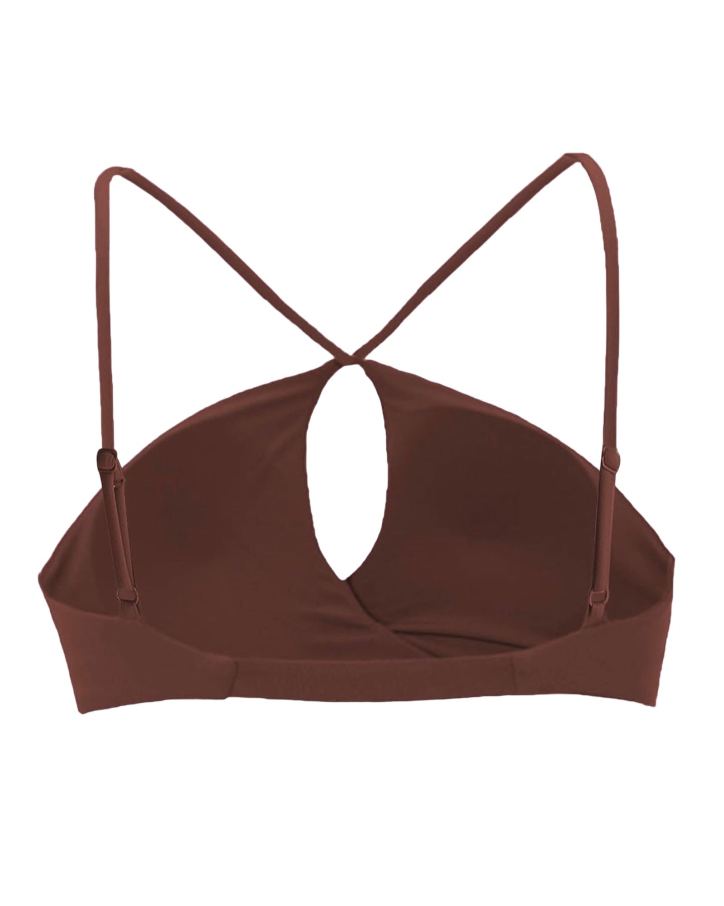 Top Cruzadito Halter Cacao