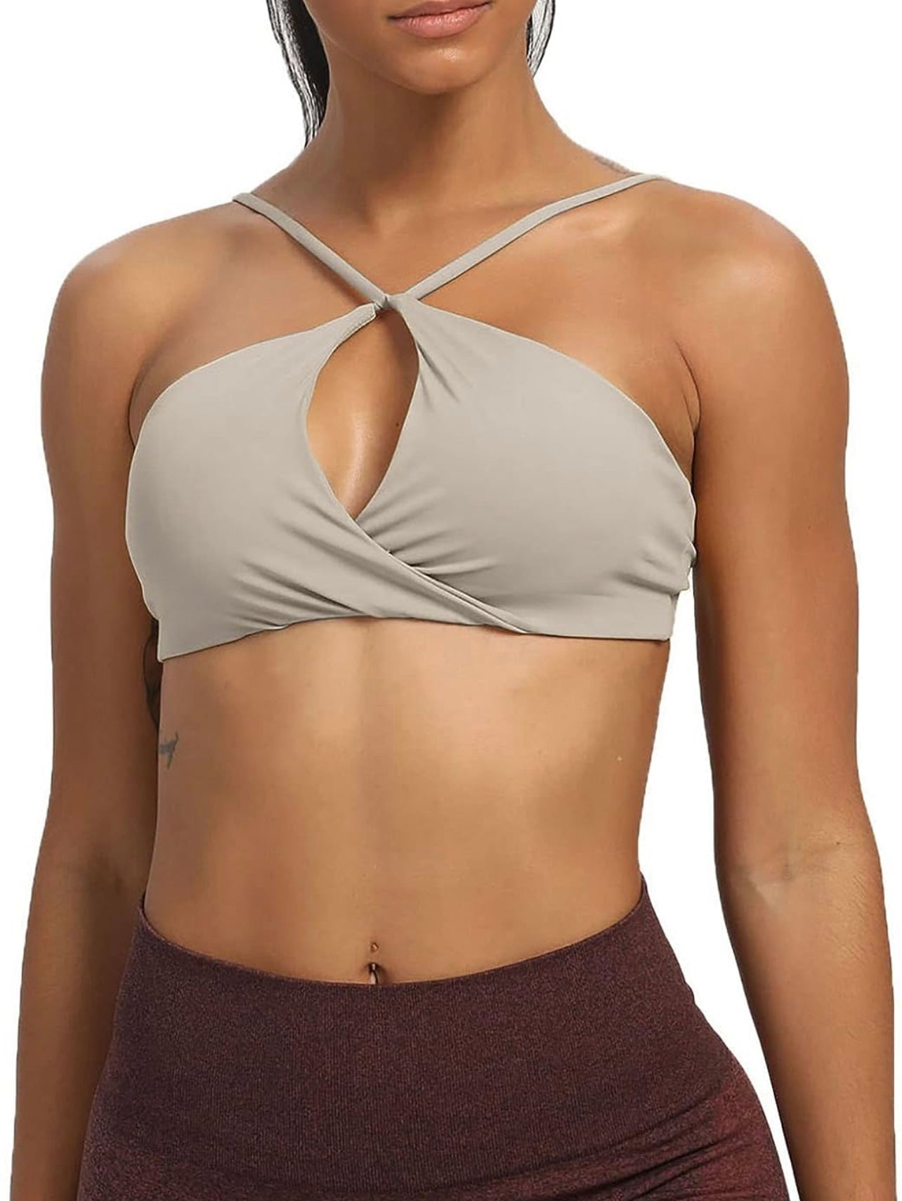 Top Cruzadito Halter Nude