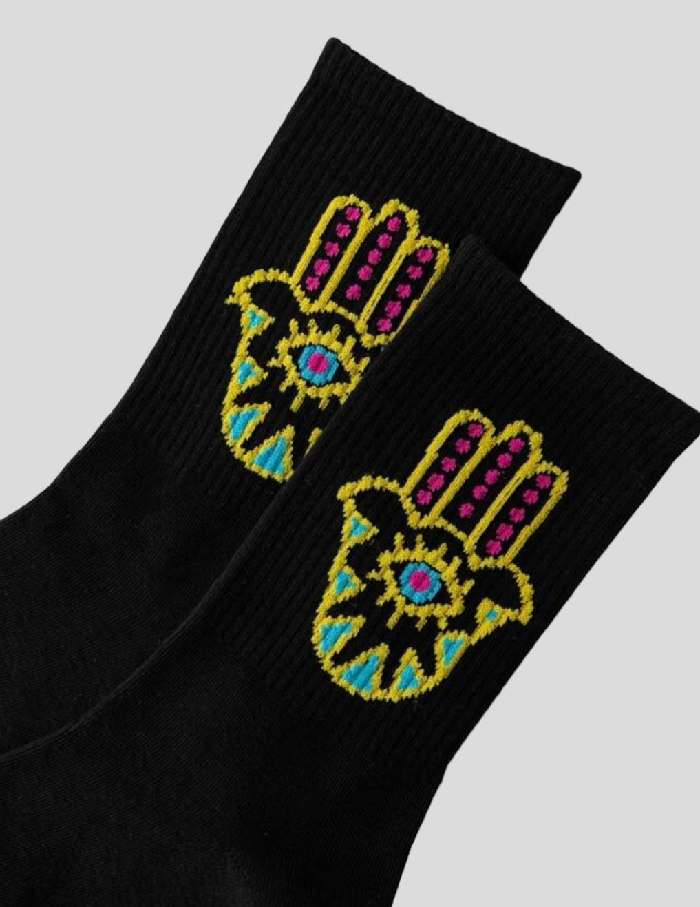 Socks Hamsa Pattern•Black Friday Sale
