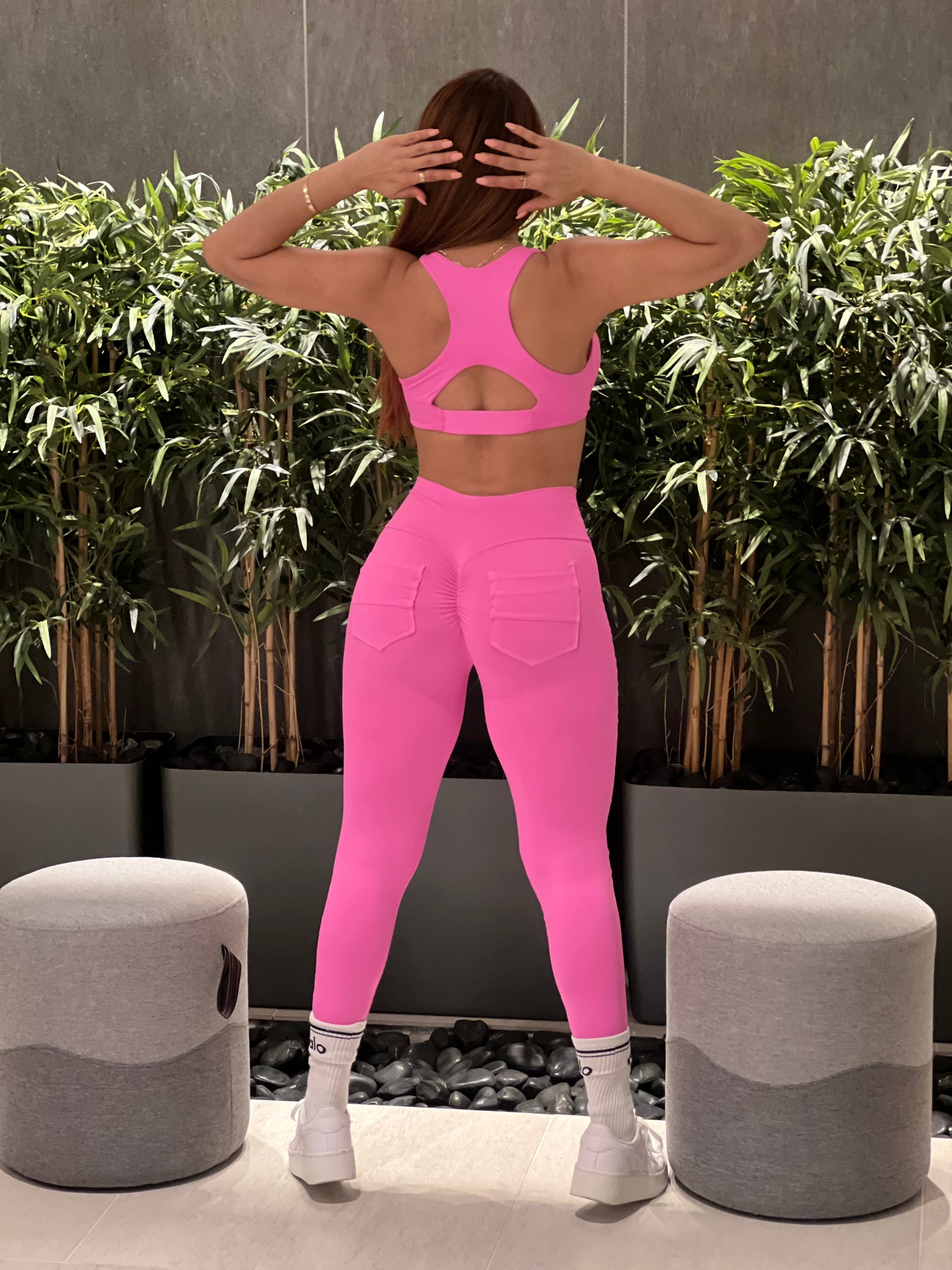 NEW Set Legging & Top Fuchsia ScrunchButt