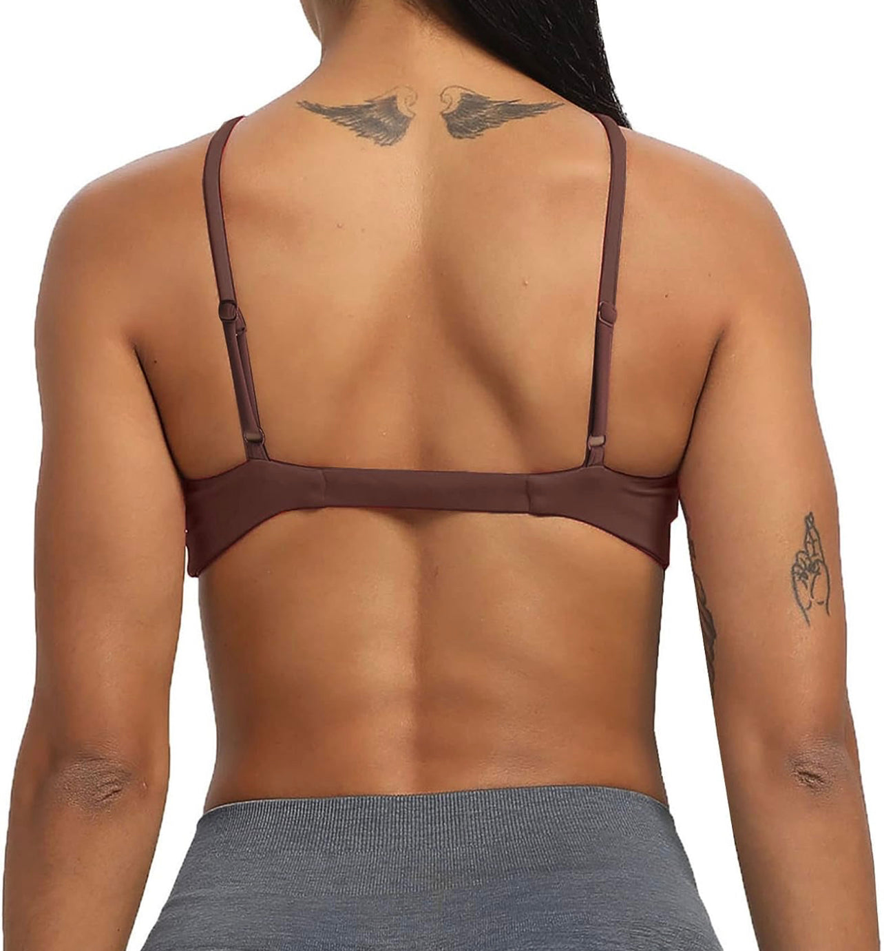 Top Cruzadito Halter Cacao
