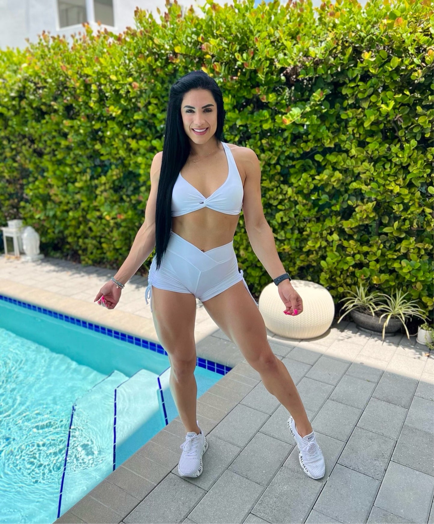 Set Short White ScrunchButt SUPER SALE