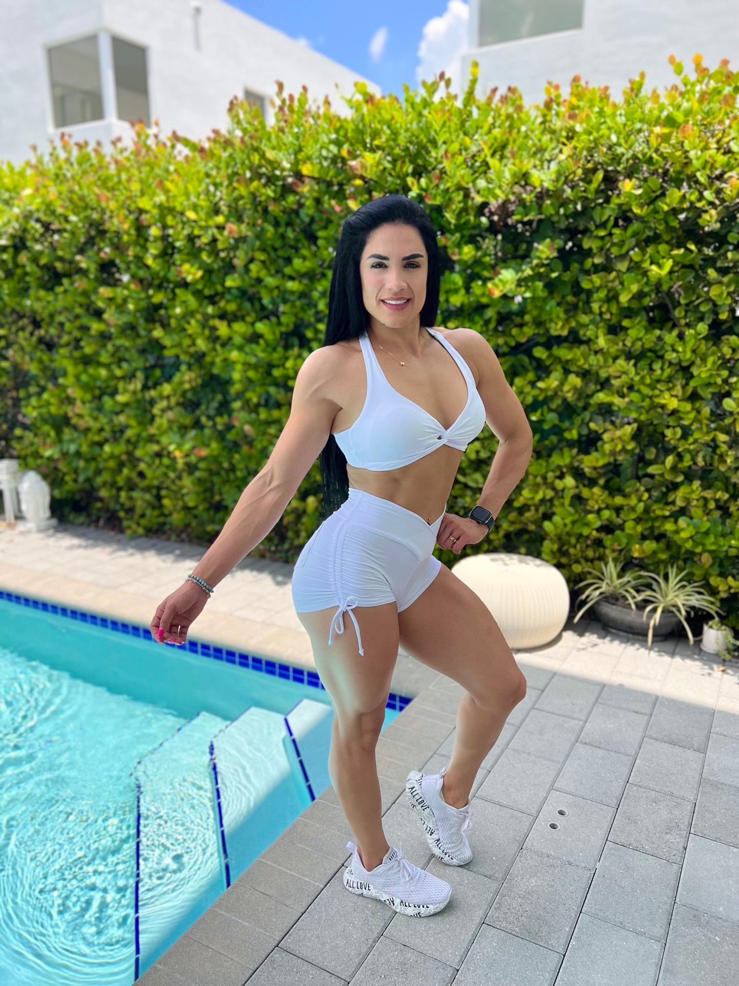 Set Short White ScrunchButt SUPER SALE